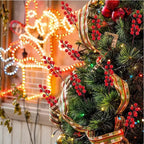 Bouquets de baies rouges artificielles Fééries Mancelya