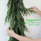 Guirlande de Pin Norfolk de Noël réaliste Fééries Mancelya