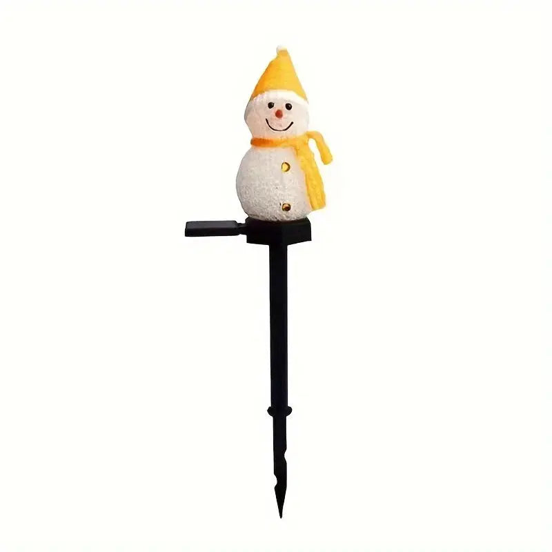 Lampe solaire LED bonhomme de neige Fééries Mancelya