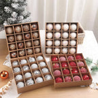 Boules de noël décoratives(lot de 16 pièces) Fééries Mancelya