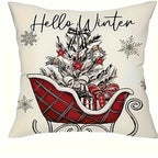Housse de coussin décor noël Fééries Mancelya