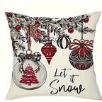 Housse de coussin décor noël Fééries Mancelya