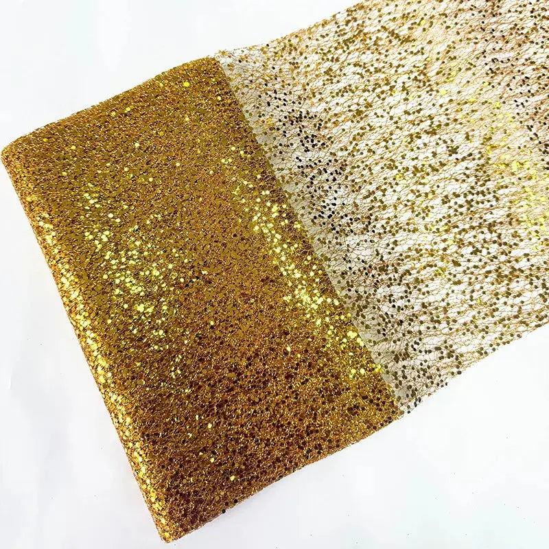 Chemin de table à paillettes en tulle Fééries Mancelya