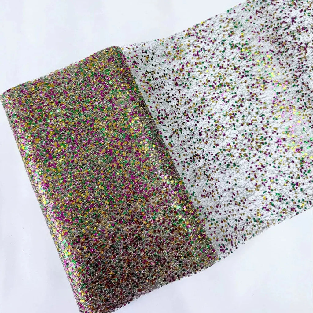 Chemin de table à paillettes en tulle Fééries Mancelya