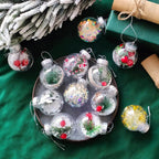 Boules de Noël en cristal style globe(lot de 12) Fééries Mancelya