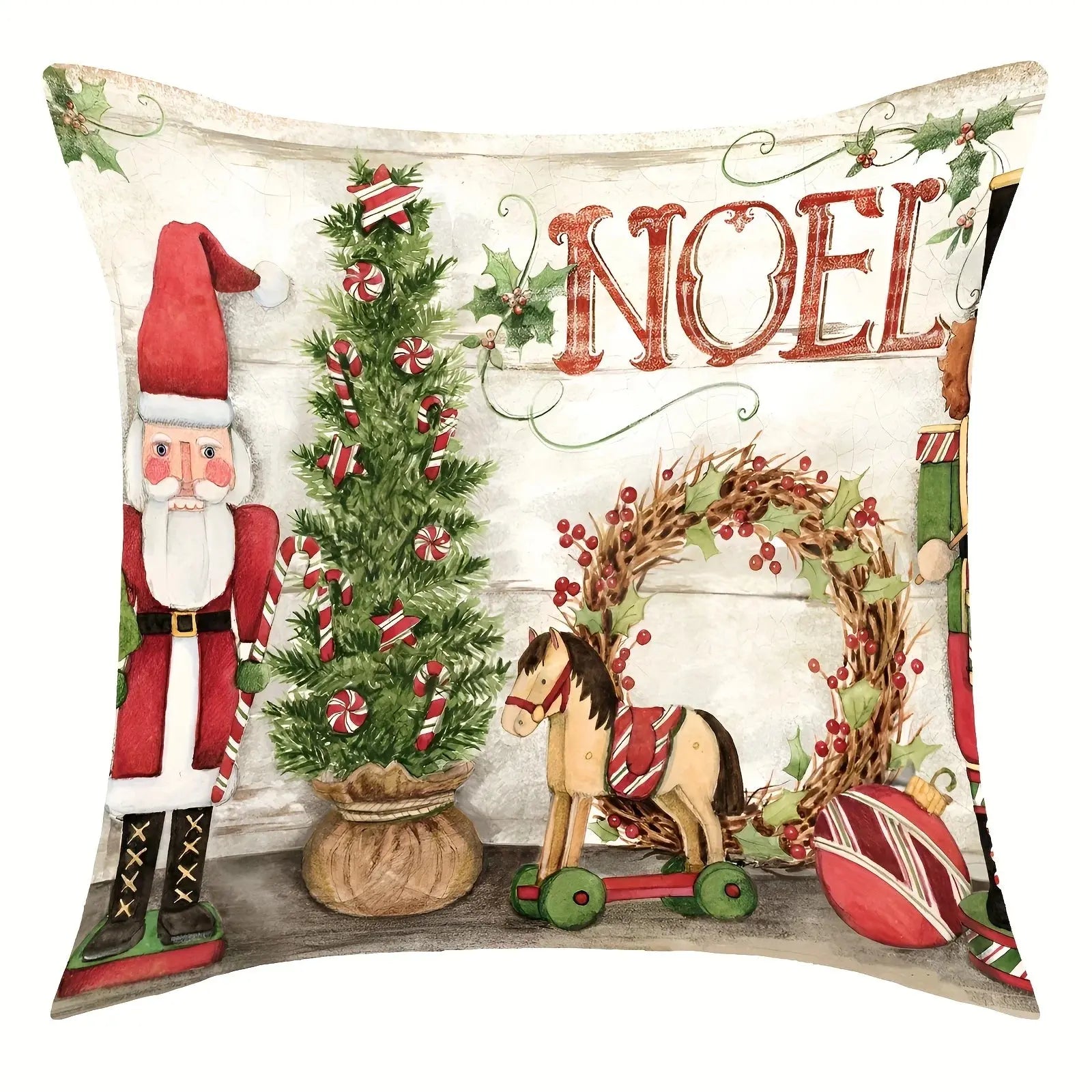 Housses de coussin de noël (lot de 4) Fééries Mancelya