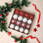 Boules de noël en mousse et pailletée(lot de 16) Fééries Mancelya