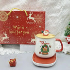 Kit cadeau de Noël – Mug chauffant avec couvercle & cuillère Fééries Mancelya