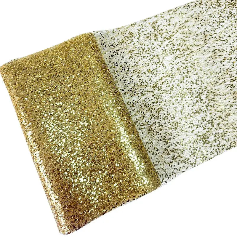 Chemin de table à paillettes en tulle Fééries Mancelya
