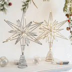 Cime d’Arbre étoile de Noël scintillante LED Fééries Mancelya