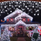 Rideau solaire guirlande lumineuse extérieure Fééries Mancelya