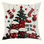 Housse de coussin de noël, décoration festive Fééries Mancelya