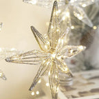 Étoile de noël lumineuse LED à Paillettes Fééries Mancelya