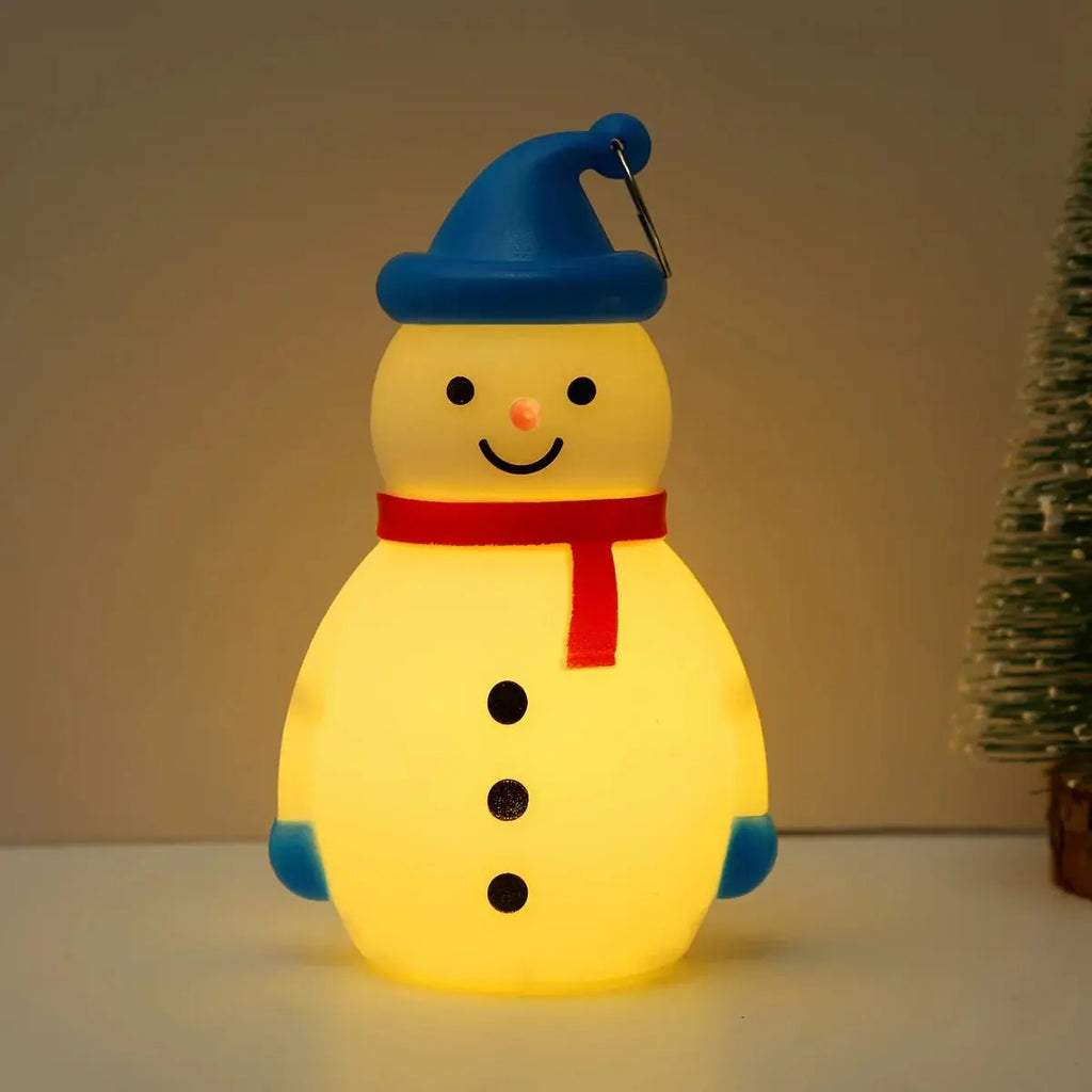 Lampe solaire LED bonhomme de neige Fééries Mancelya