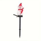 Lampe solaire LED bonhomme de neige Fééries Mancelya