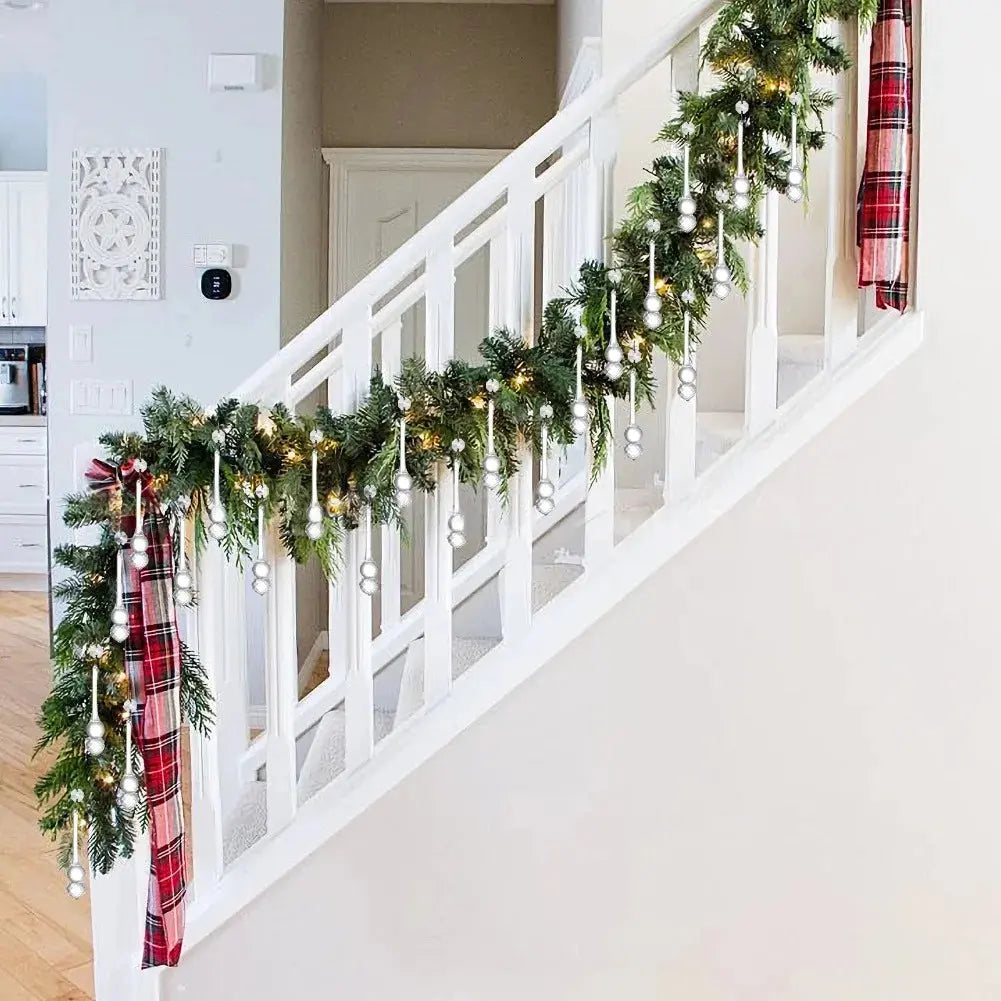 Ornements de Noël en verre- Goutte de pluie (lot de 20) Fééries Mancelya