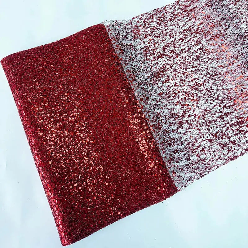 Chemin de table à paillettes en tulle Fééries Mancelya