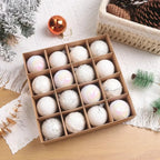 Boules de noël décoratives(lot de 16 pièces) Fééries Mancelya