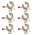 Ensemble d'anneaux de serviette de noël(lot de 6) Fééries Mancelya