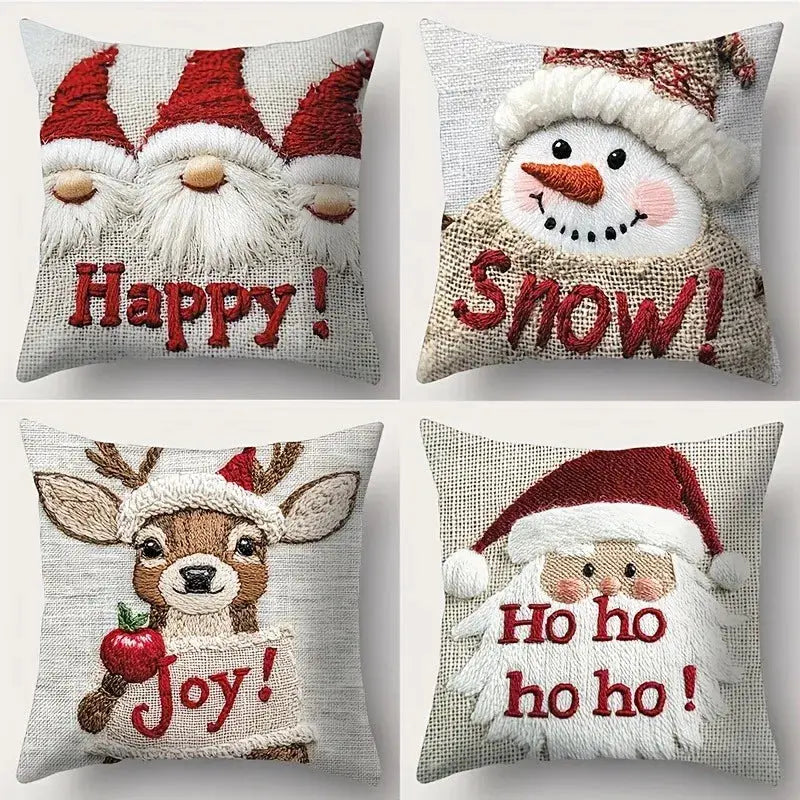 Housse de coussin émotion noël Fééries Mancelya