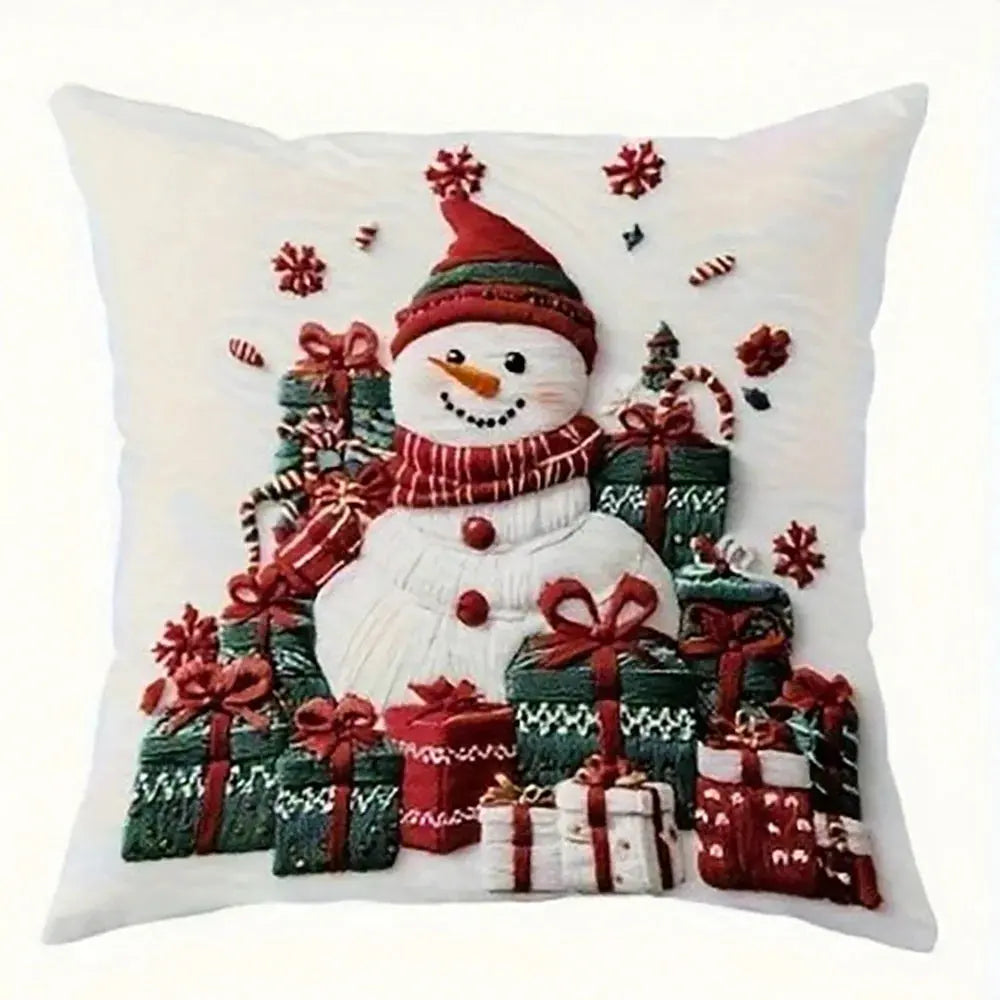 Housse de coussin de noël, décoration festive Fééries Mancelya
