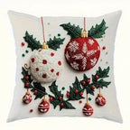 Housse de coussin de noël, décoration festive Fééries Mancelya