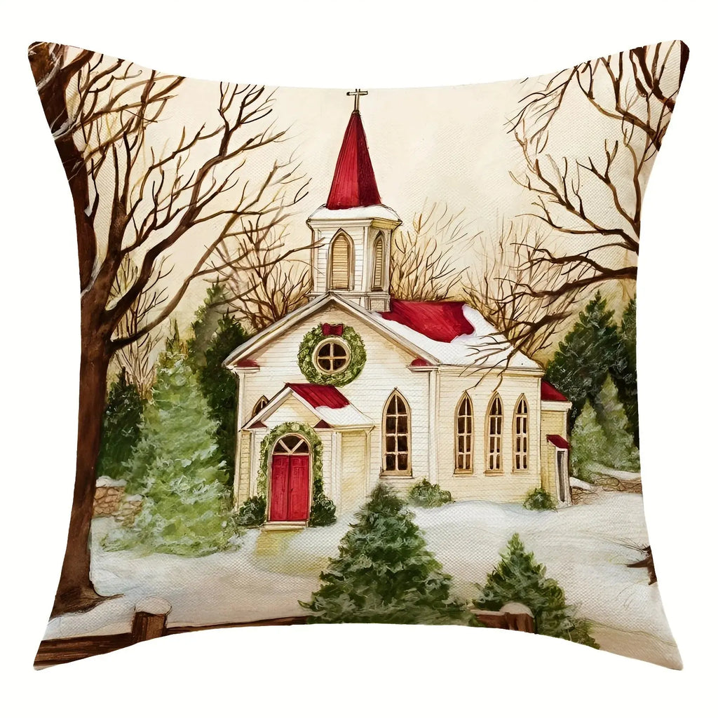 Housses de coussin de noël (lot de 4) Fééries Mancelya